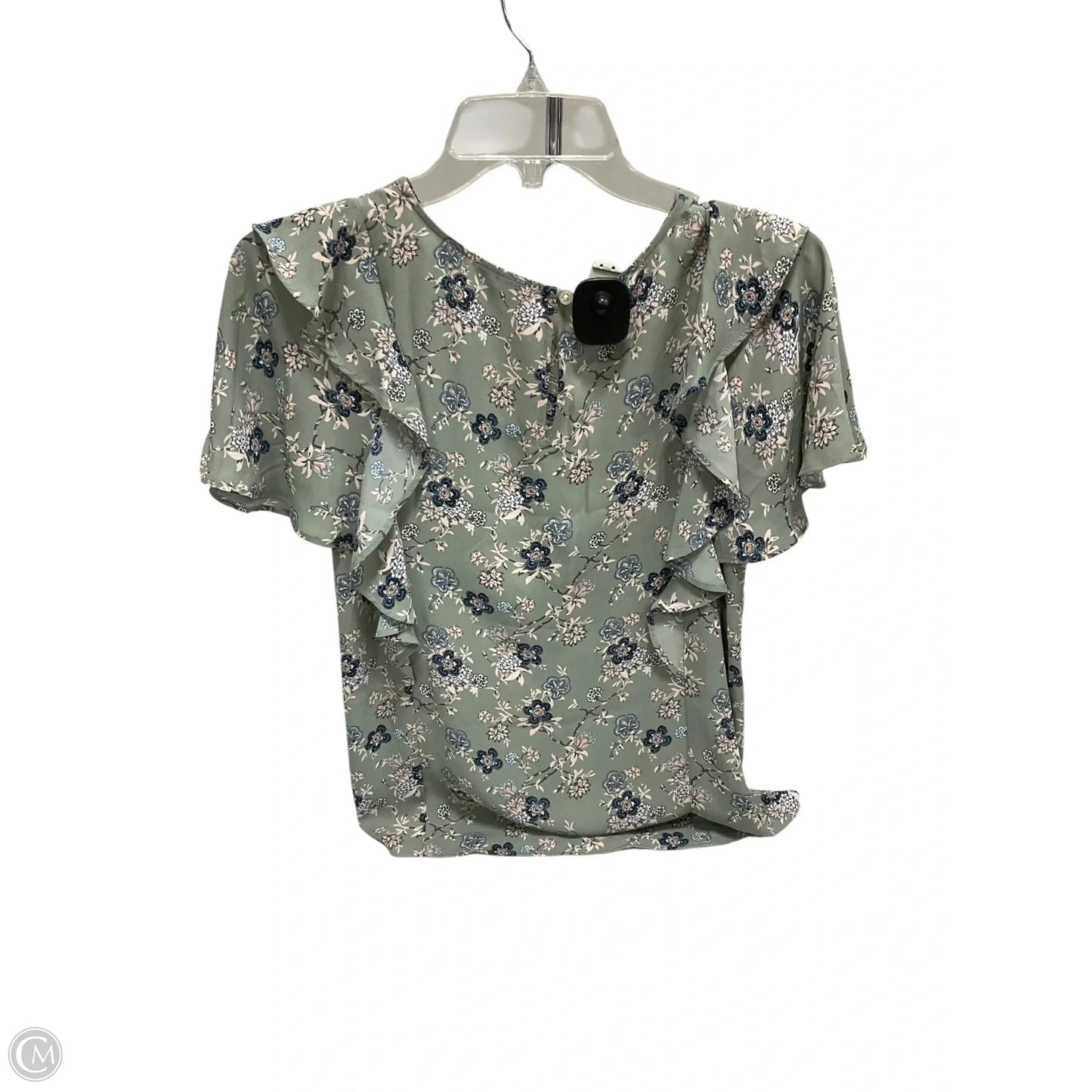 Top Short Sleeve By Loft In Floral Print, Size: Xs