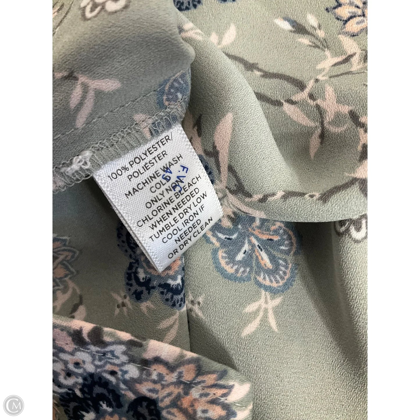 Top Short Sleeve By Loft In Floral Print, Size: Xs