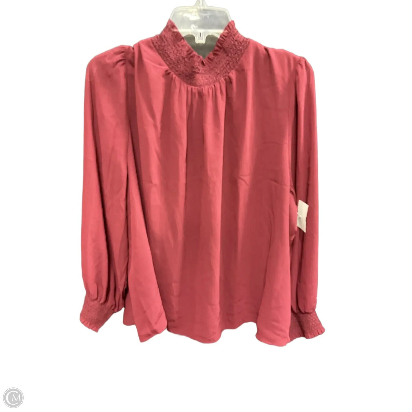 Top Long Sleeve By J. Crew In Maroon, Size: 3x