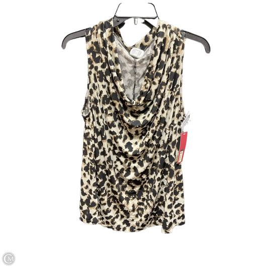 Top Sleeveless By Merona In Animal Print, Size: Xl