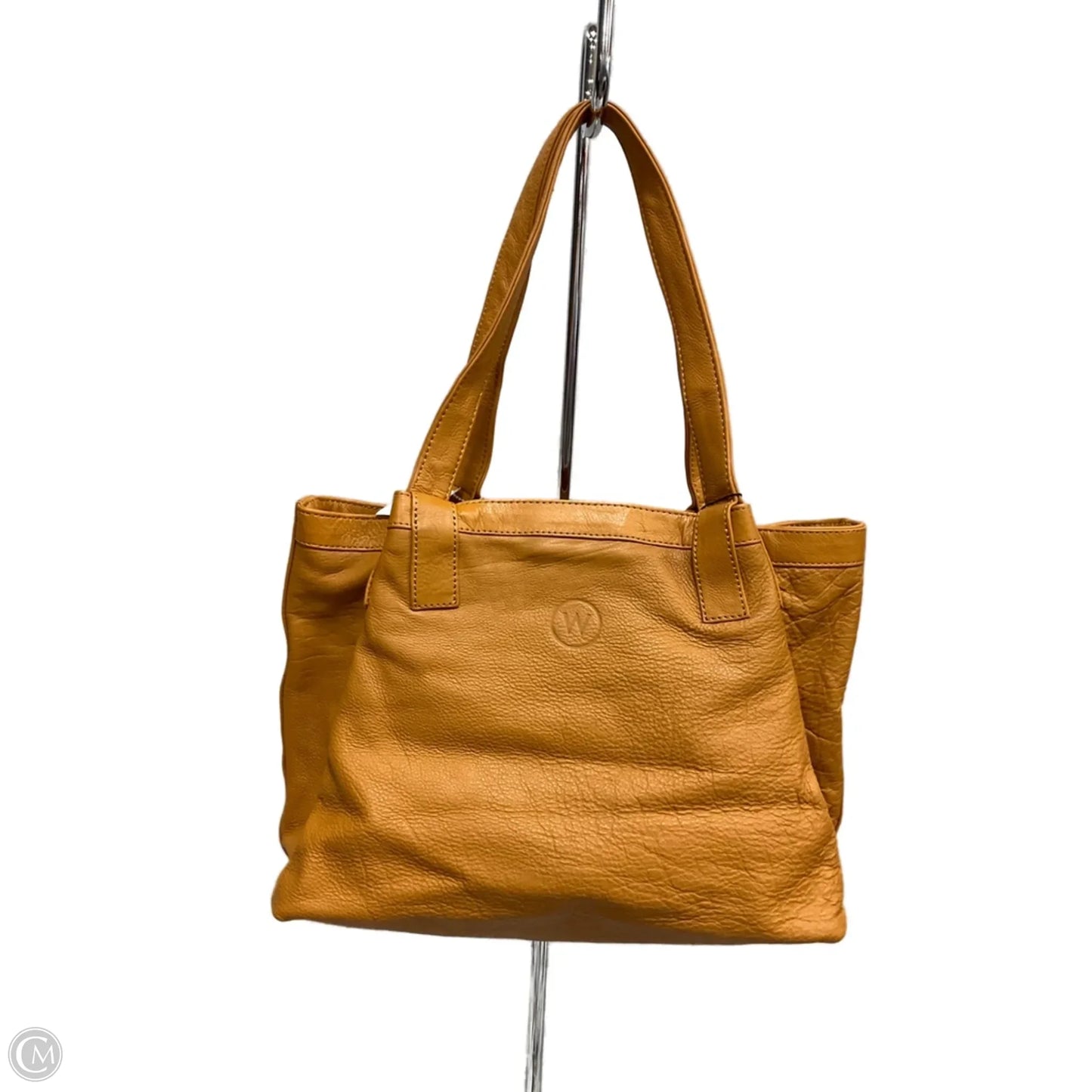 Handbag Leather By Cma, Size: Medium