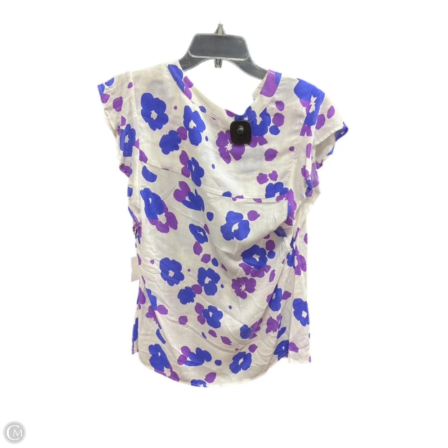 Top Sleeveless By Cabi In Blue & Purple, Size: M