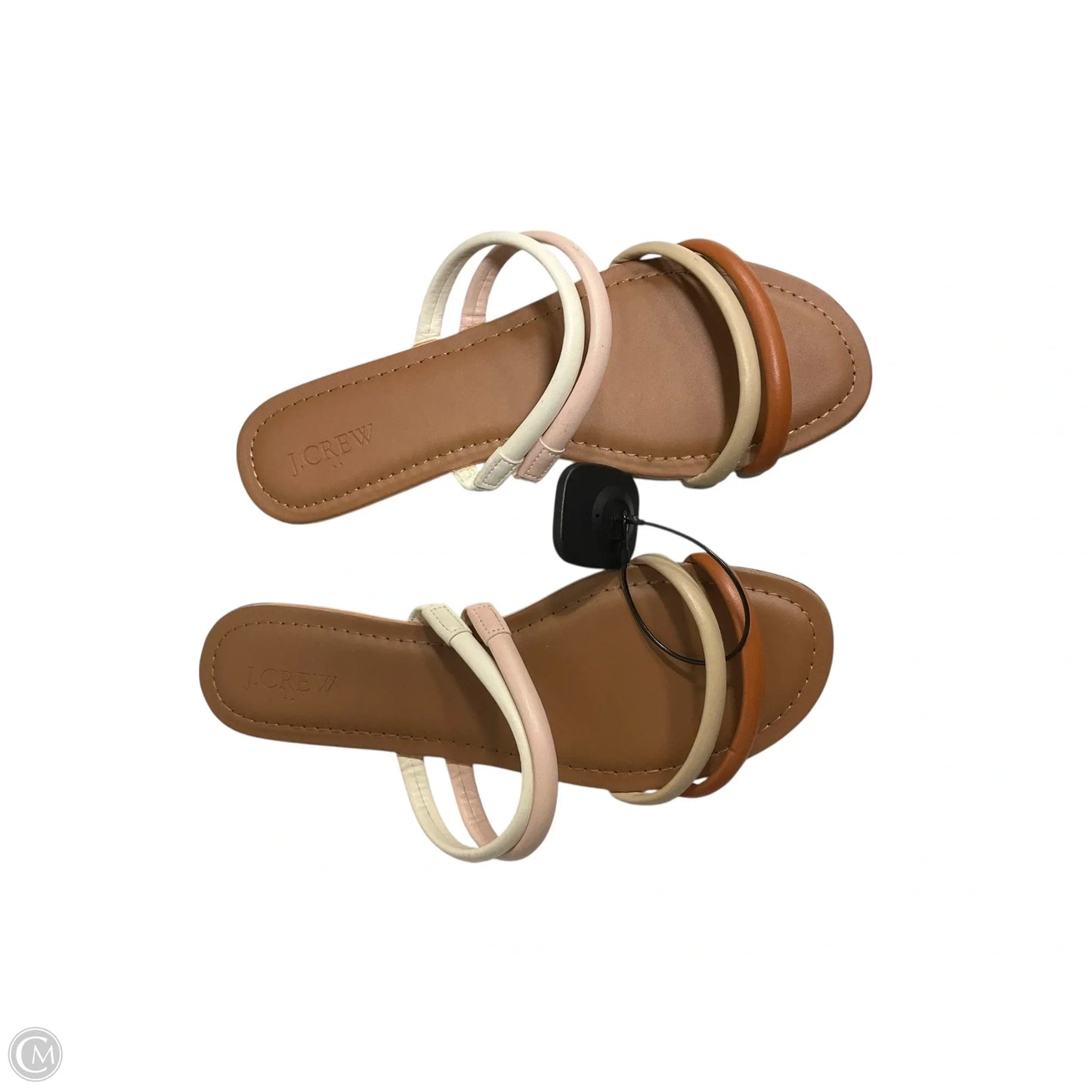 Sandals Flats By J. Crew In Brown & Tan, Size: 9