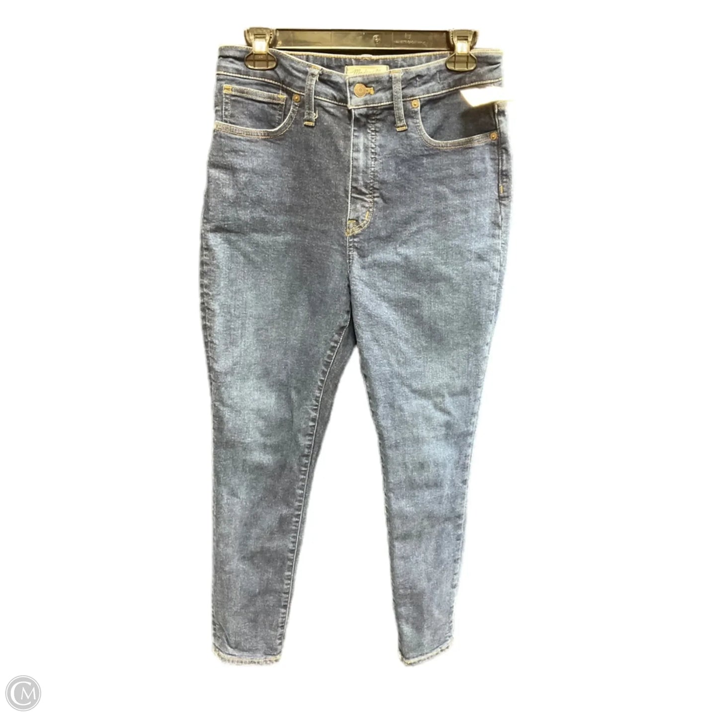 Jeans Straight By Madewell In Blue Denim, Size: 8