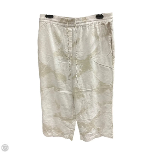 Pants Linen By Dkny In Beige, Size: M