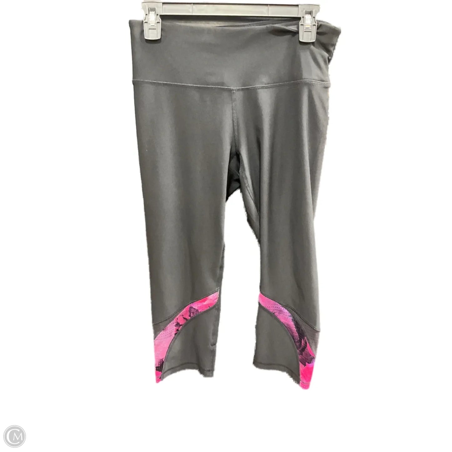 Athletic Leggings By Xersion In Black & Pink, Size: M