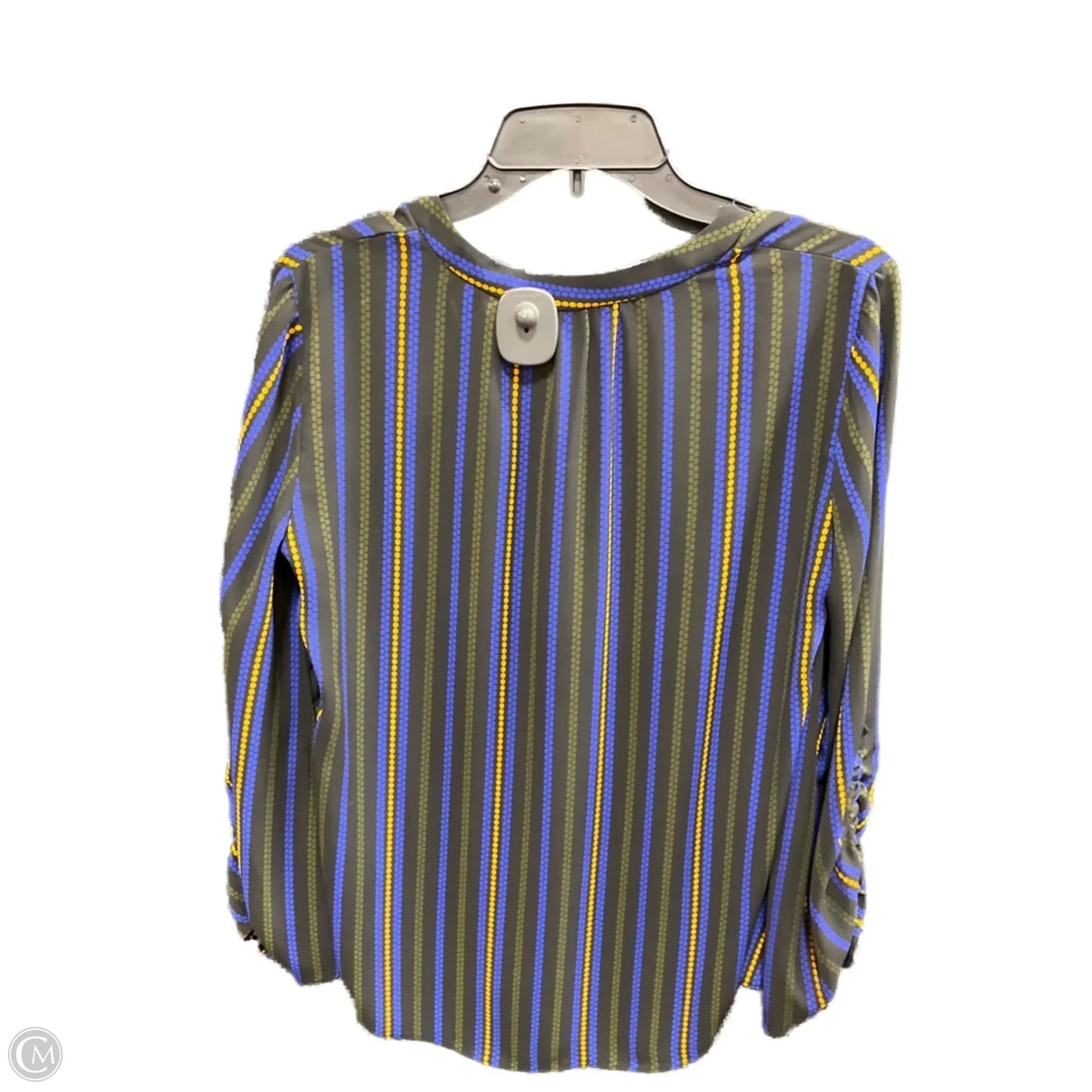 Top Long Sleeve By Tahari By Arthur Levine In Striped Pattern, Size: S