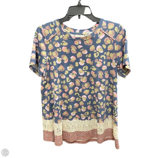 Top Short Sleeve By Logo In Multi-colored, Size: S