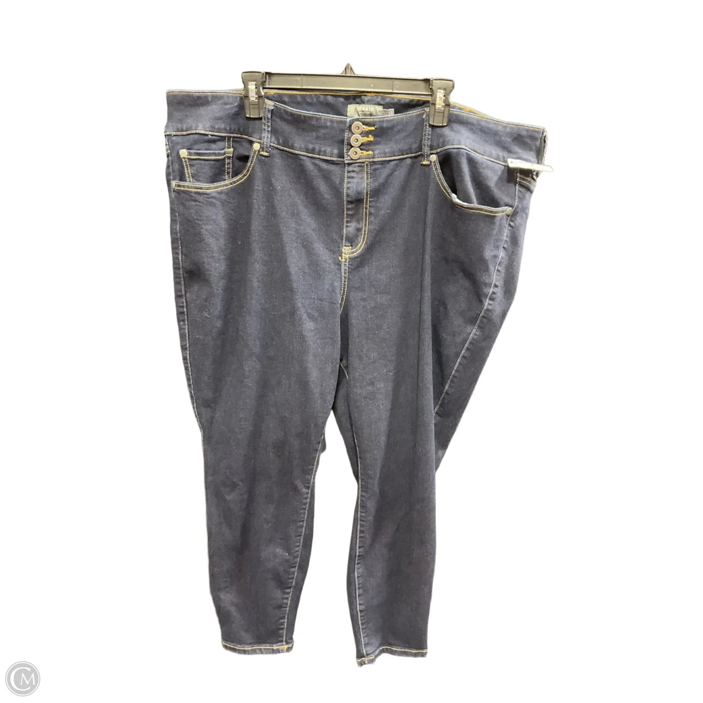 Jeans Straight By Torrid In Blue Denim, Size: 26