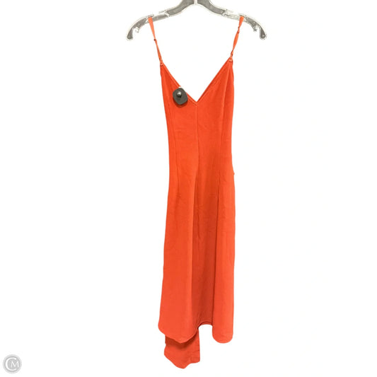 Dress Casual Midi By Cme In Orange, Size: 8