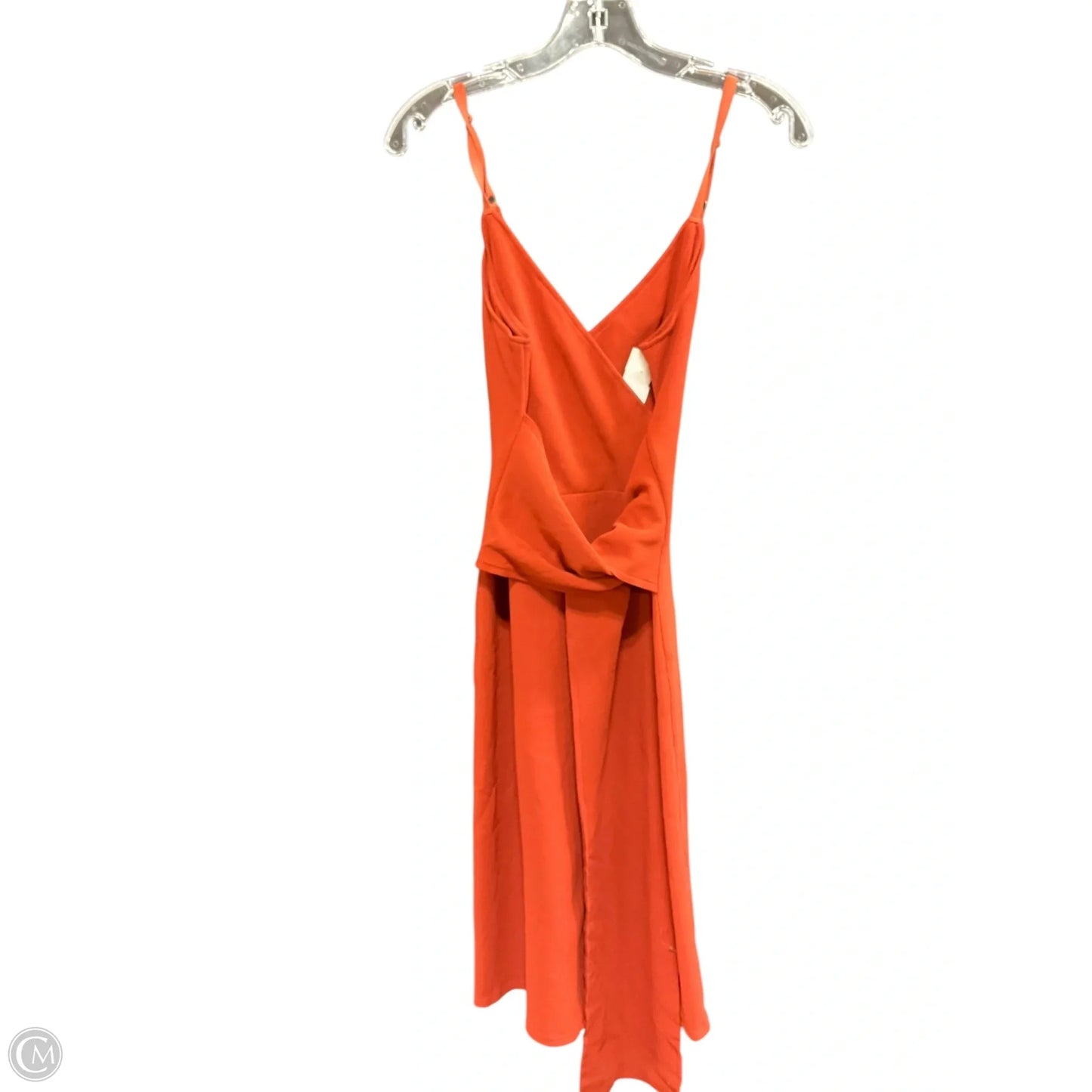Dress Casual Midi By Cme In Orange, Size: 8