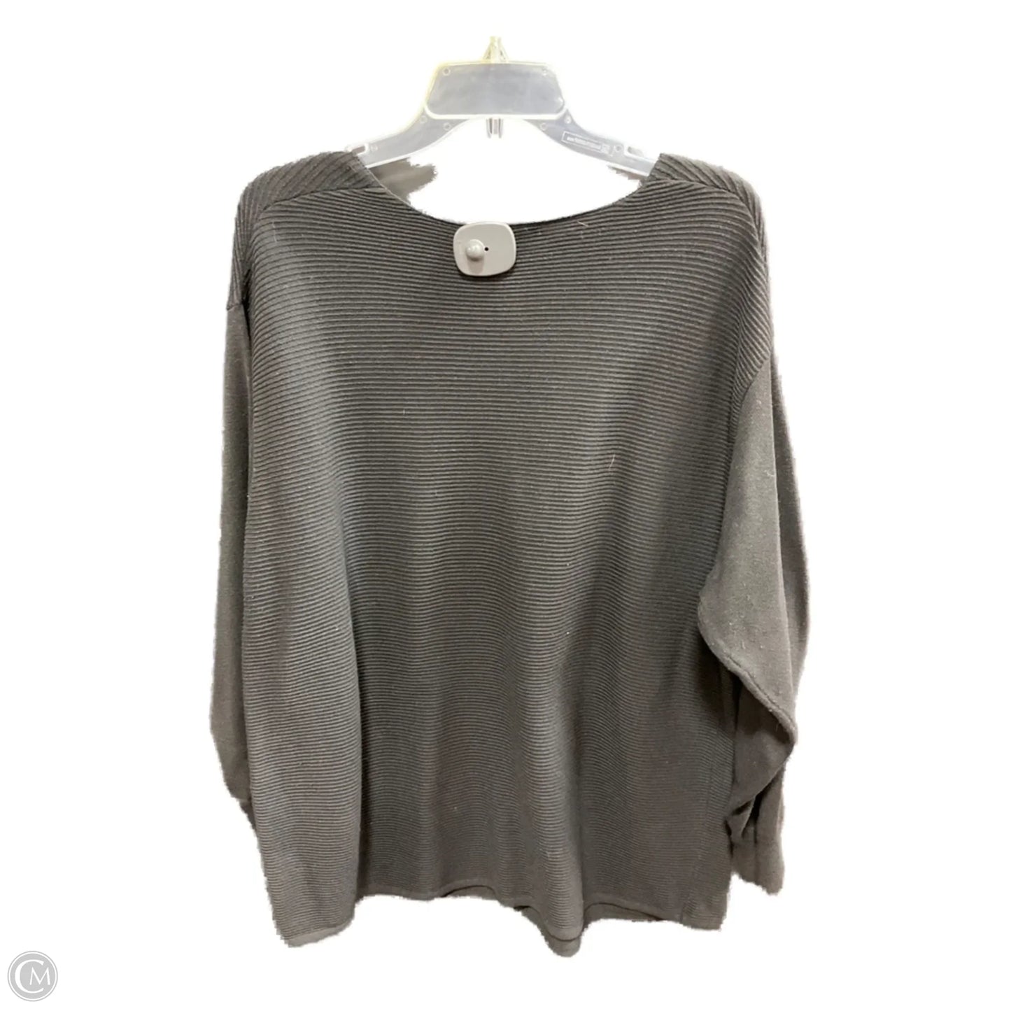 Top Long Sleeve By Ella Moss In Black, Size: Xxl