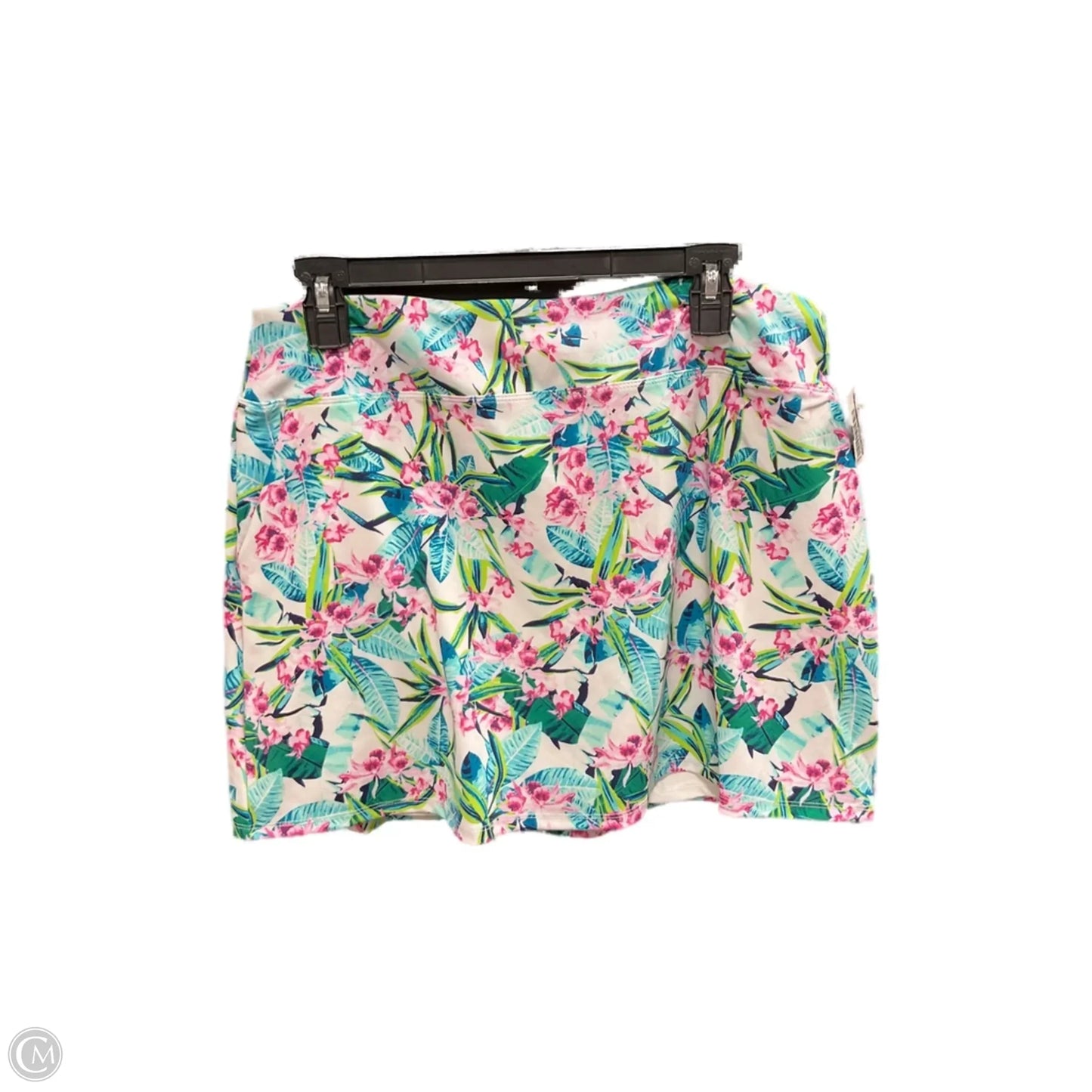 Athletic Skirt By Tommy Bahama In Tropical Print, Size: Xl