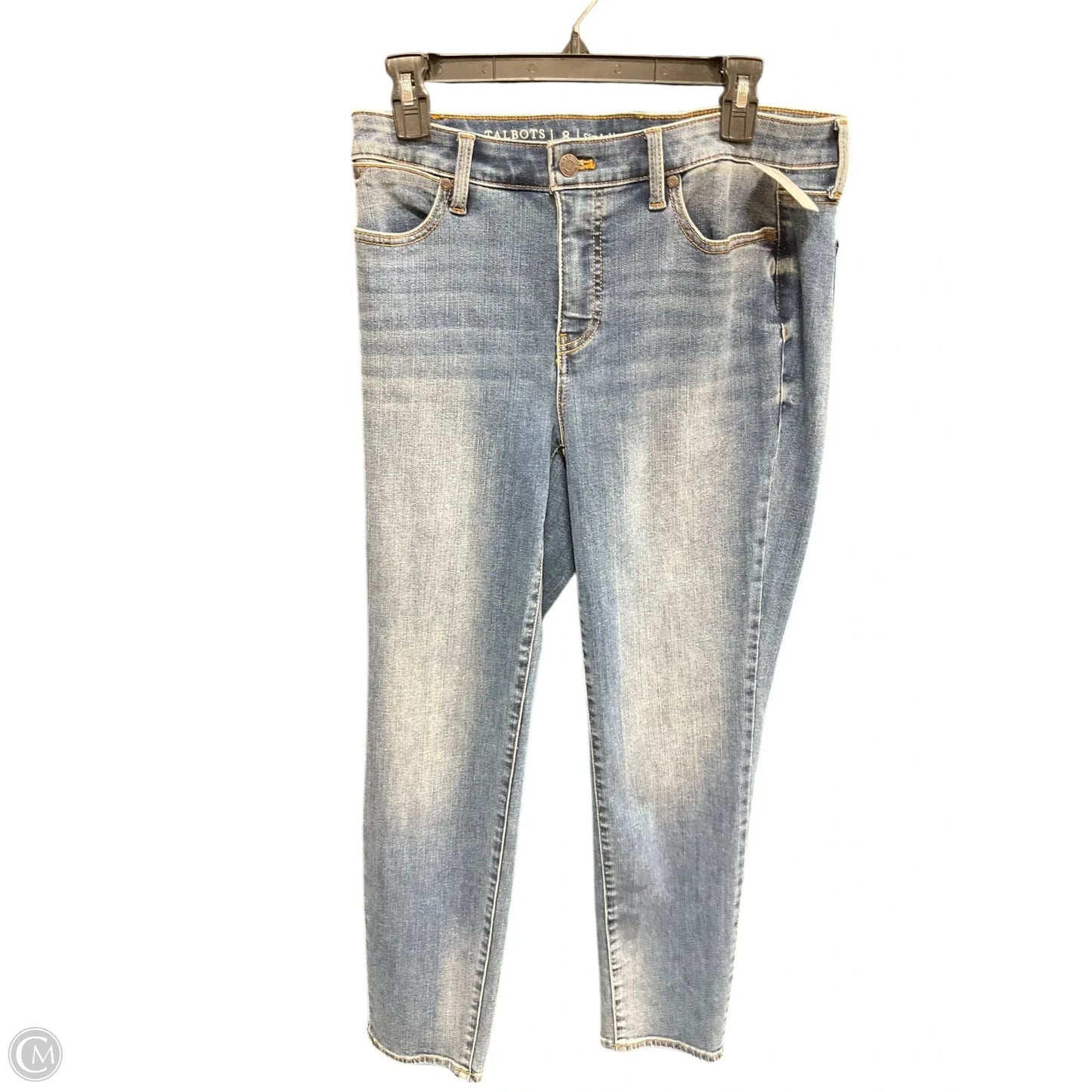 Jeans Skinny By Talbots In Blue Denim, Size: 8