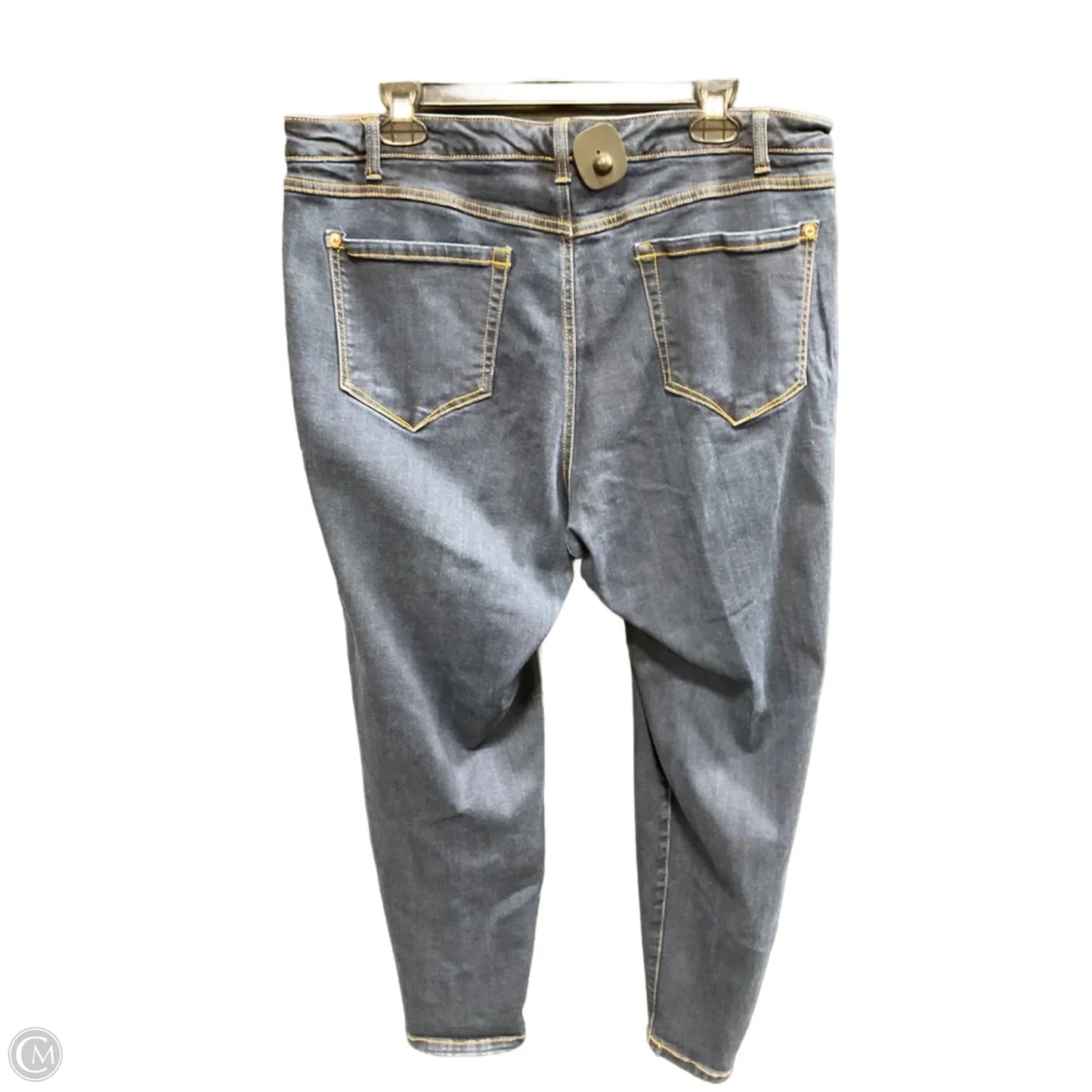 Jeans Skinny By Inc In Blue Denim, Size: 18