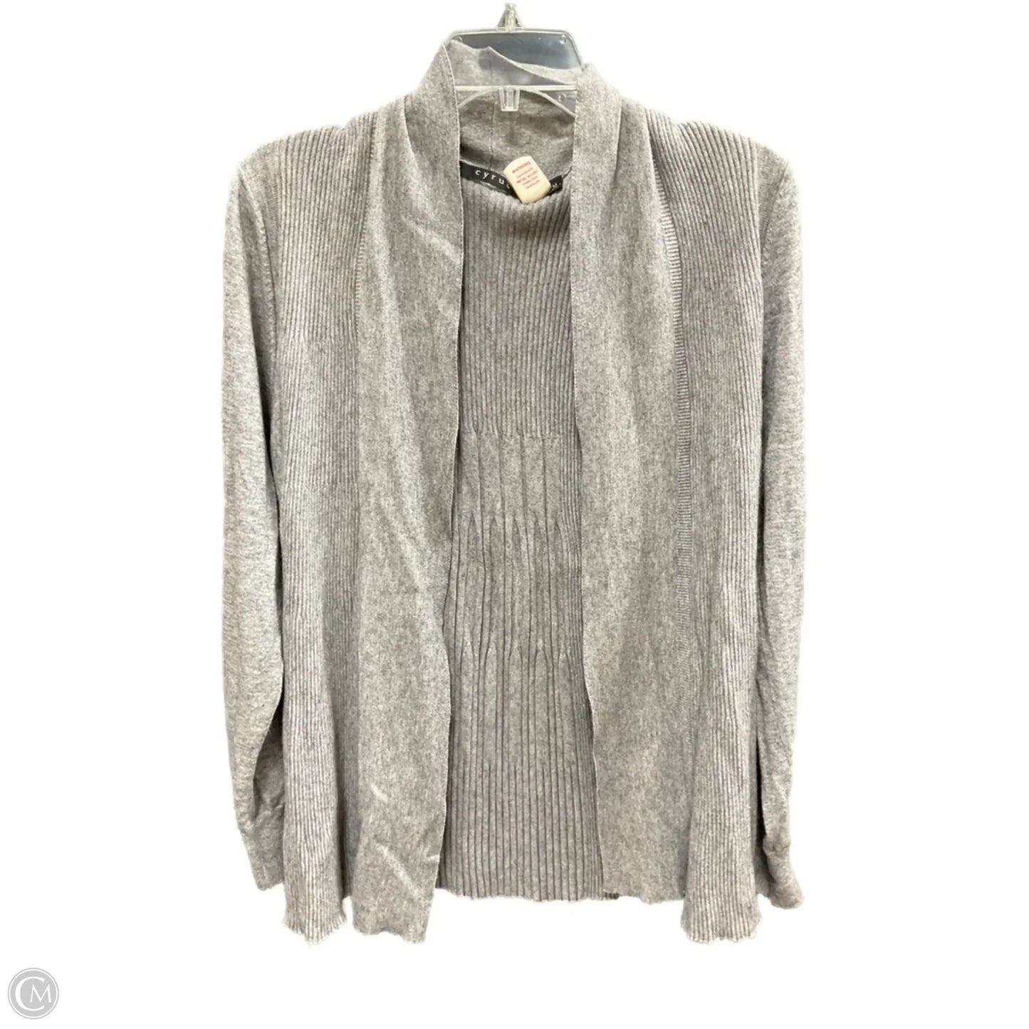 Cardigan By Cyrus In Grey, Size: M