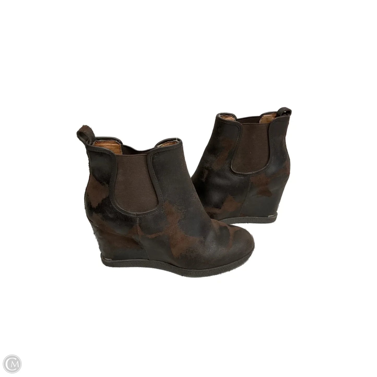 Boots Ankle Heels By Donald Pliner In Brown, Size: 8.5