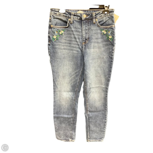Jeans Skinny By Lc Lauren Conrad In Blue Denim, Size: 10