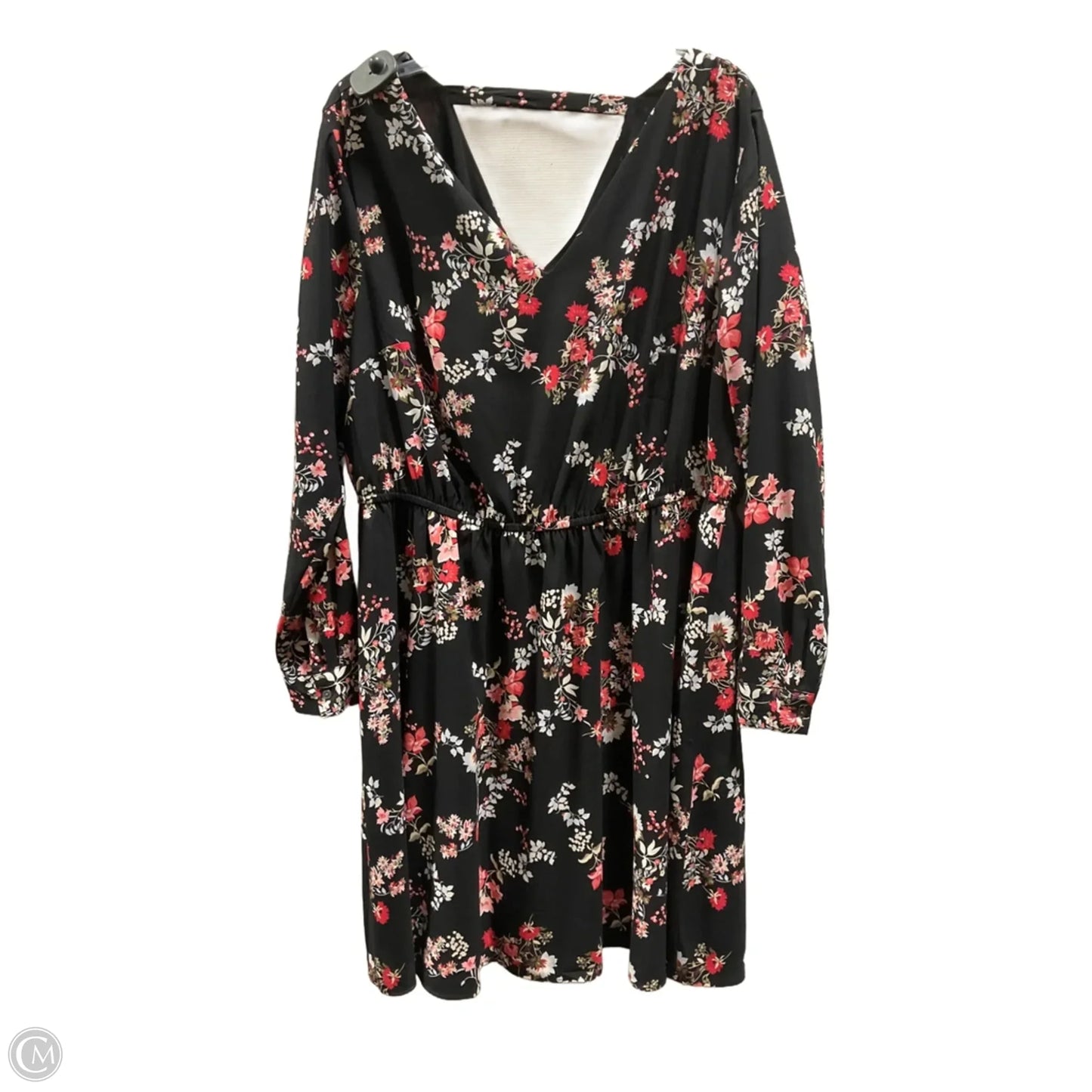 Dress Casual Midi By Loft In Floral Print, Size: 18
