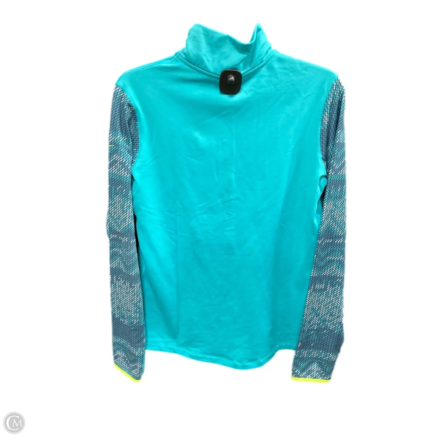 Athletic Jacket By Nike Apparel In Teal, Size: Xl