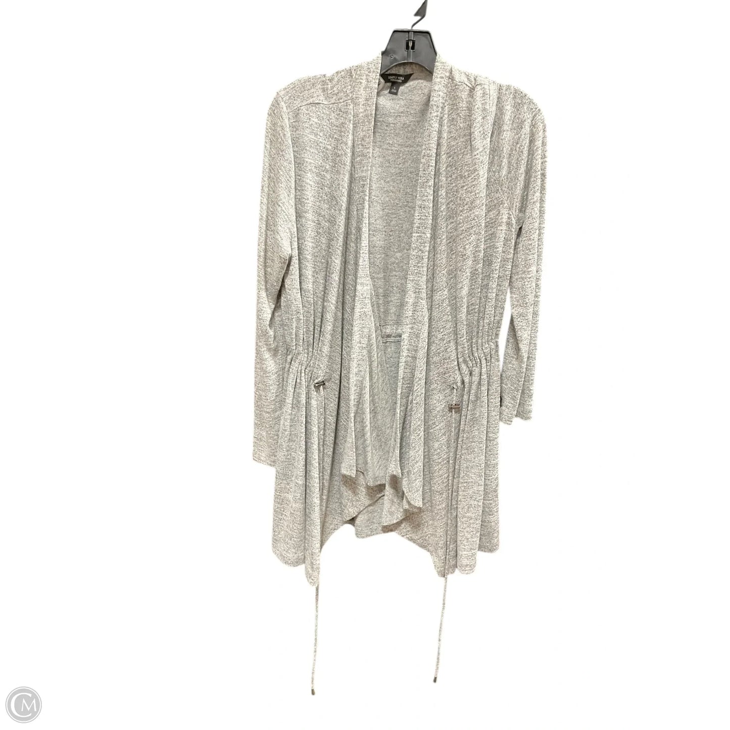 Cardigan By Simply Vera In Grey, Size: L