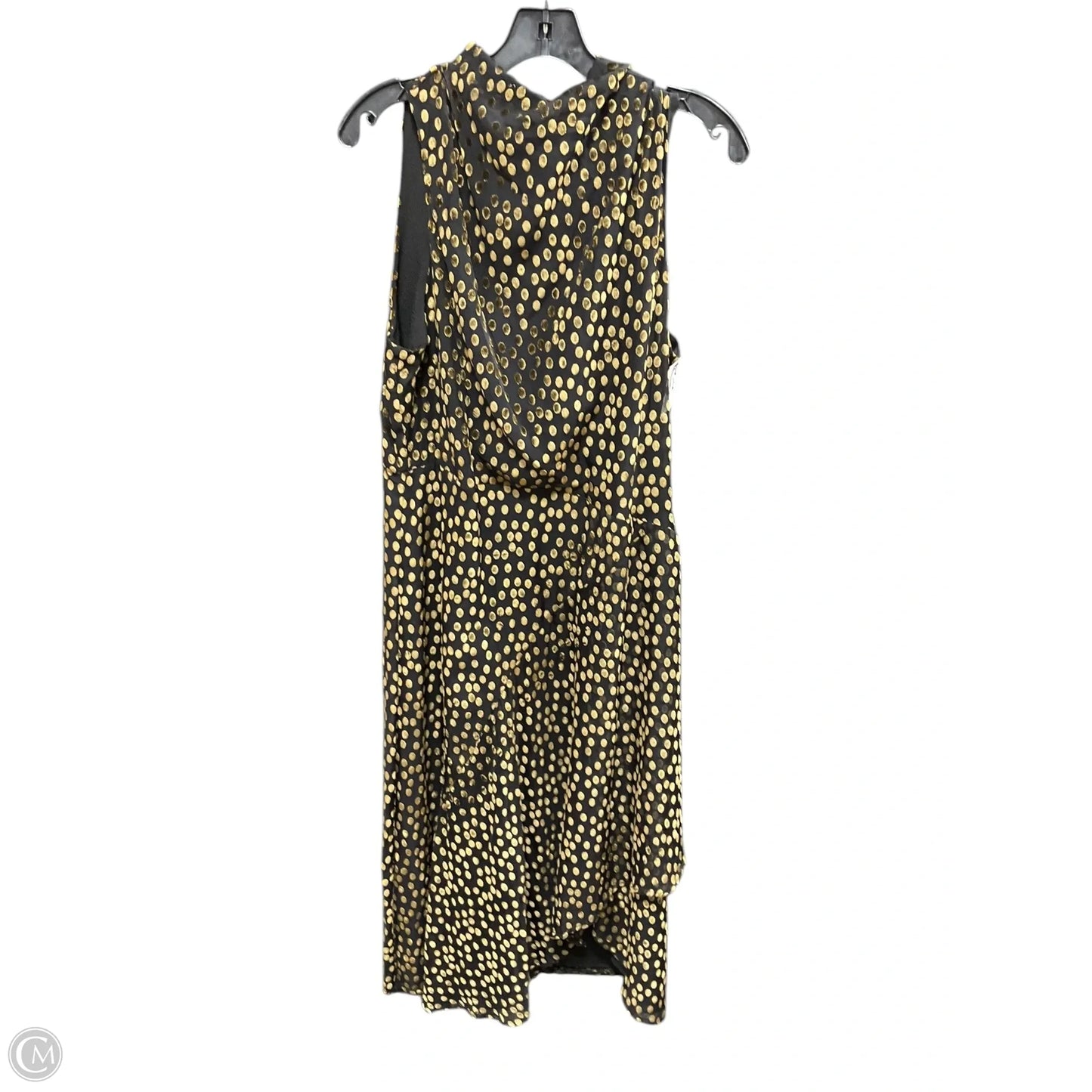 Dress Casual Midi By Donna Karan In Polkadot Pattern, Size: 8
