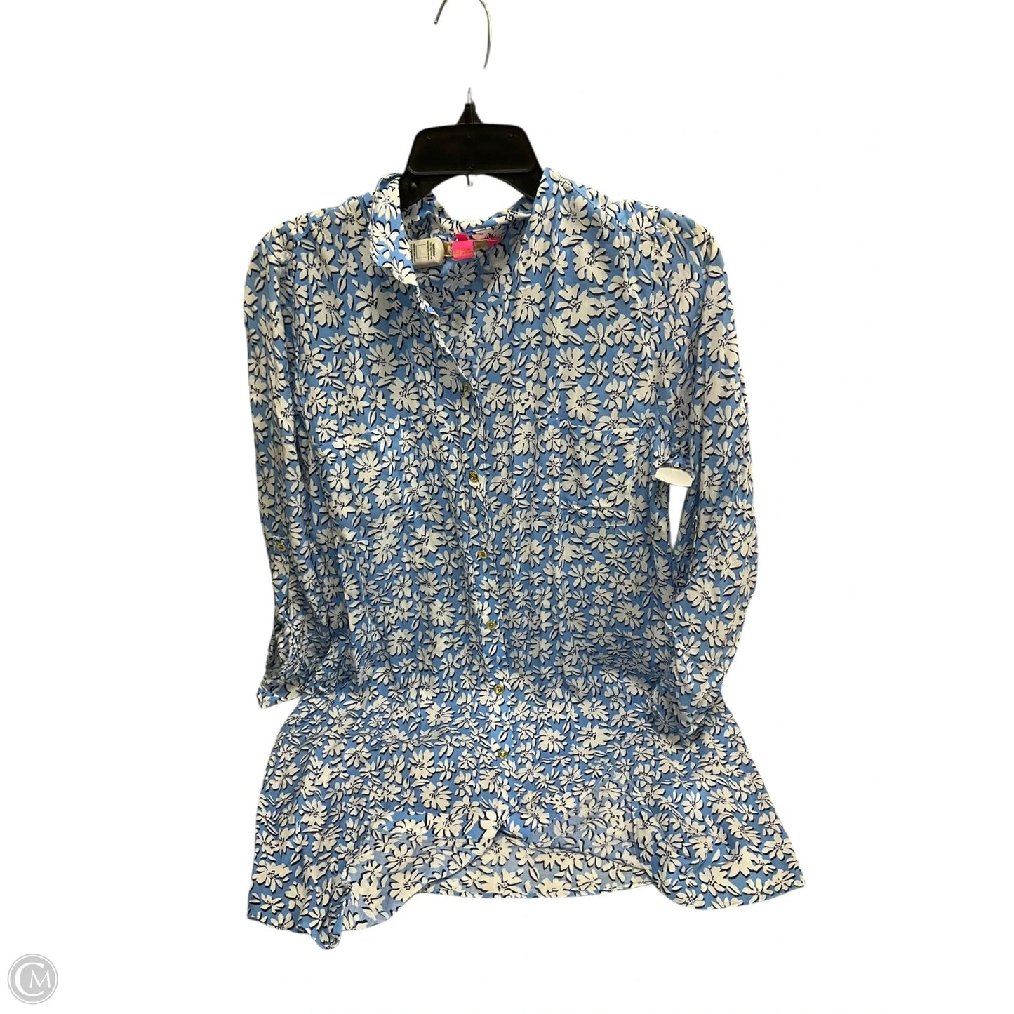 Dress Designer By Lilly Pulitzer In Blue, Size: L