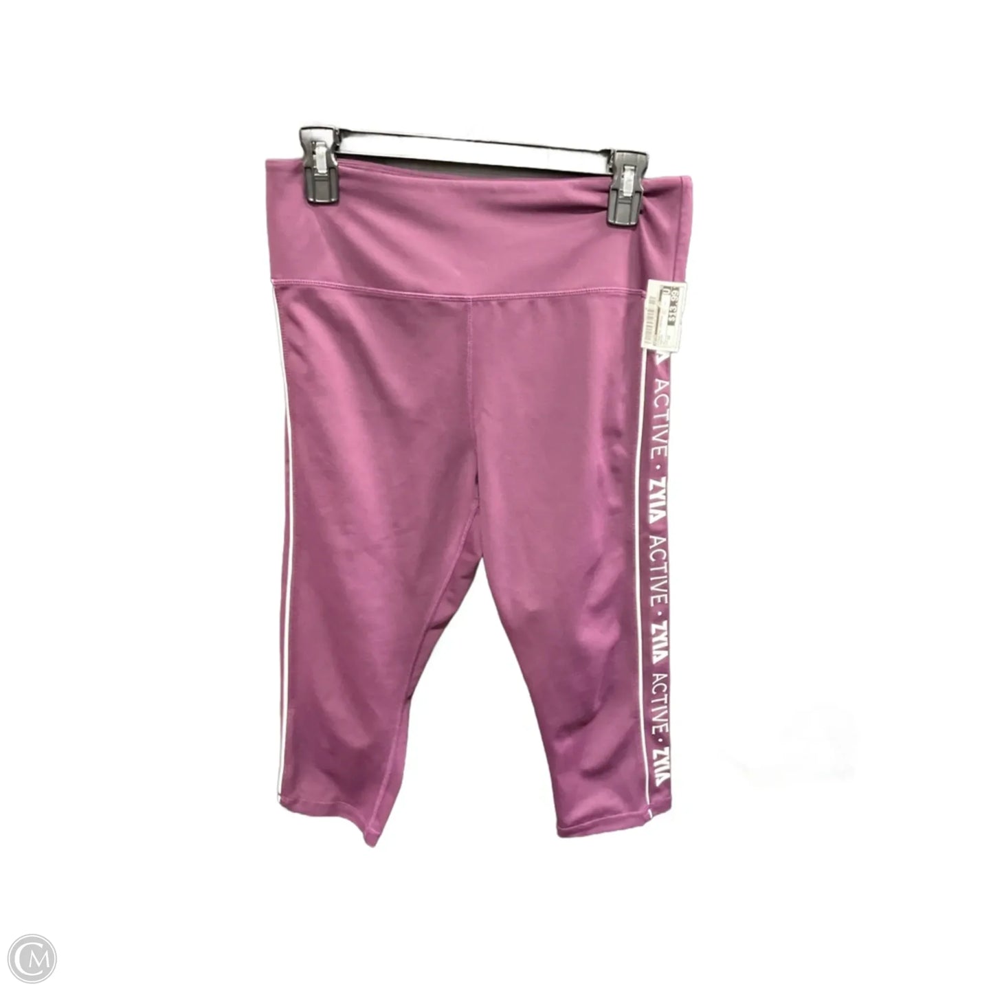 Athletic Capris By Zyia In Maroon, Size: 12