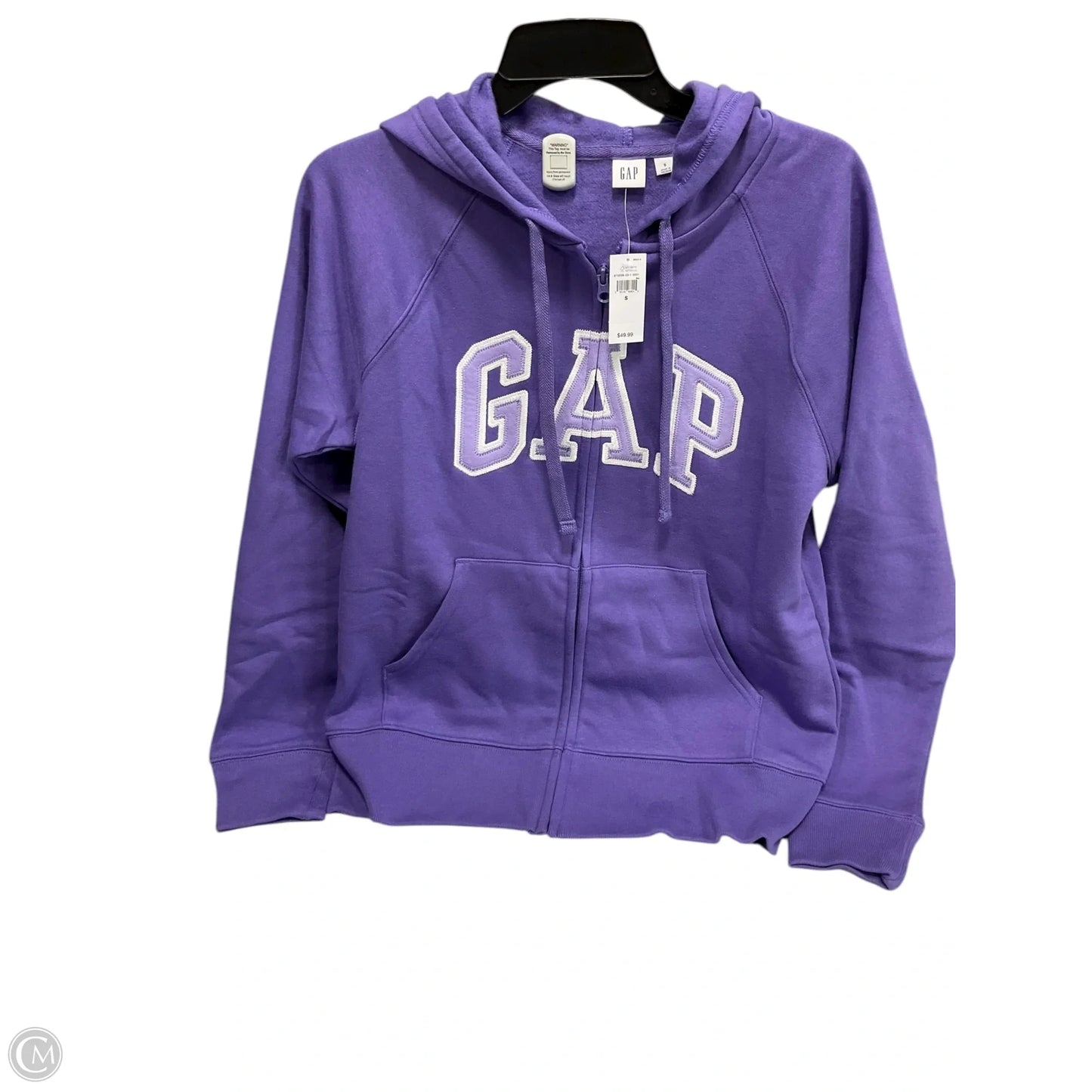 Sweatshirt Hoodie By Gap In Purple, Size: S