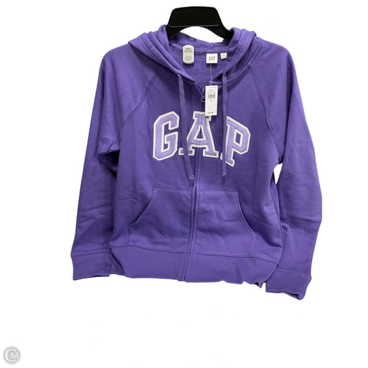 Sweatshirt Hoodie By Gap In Purple, Size: S