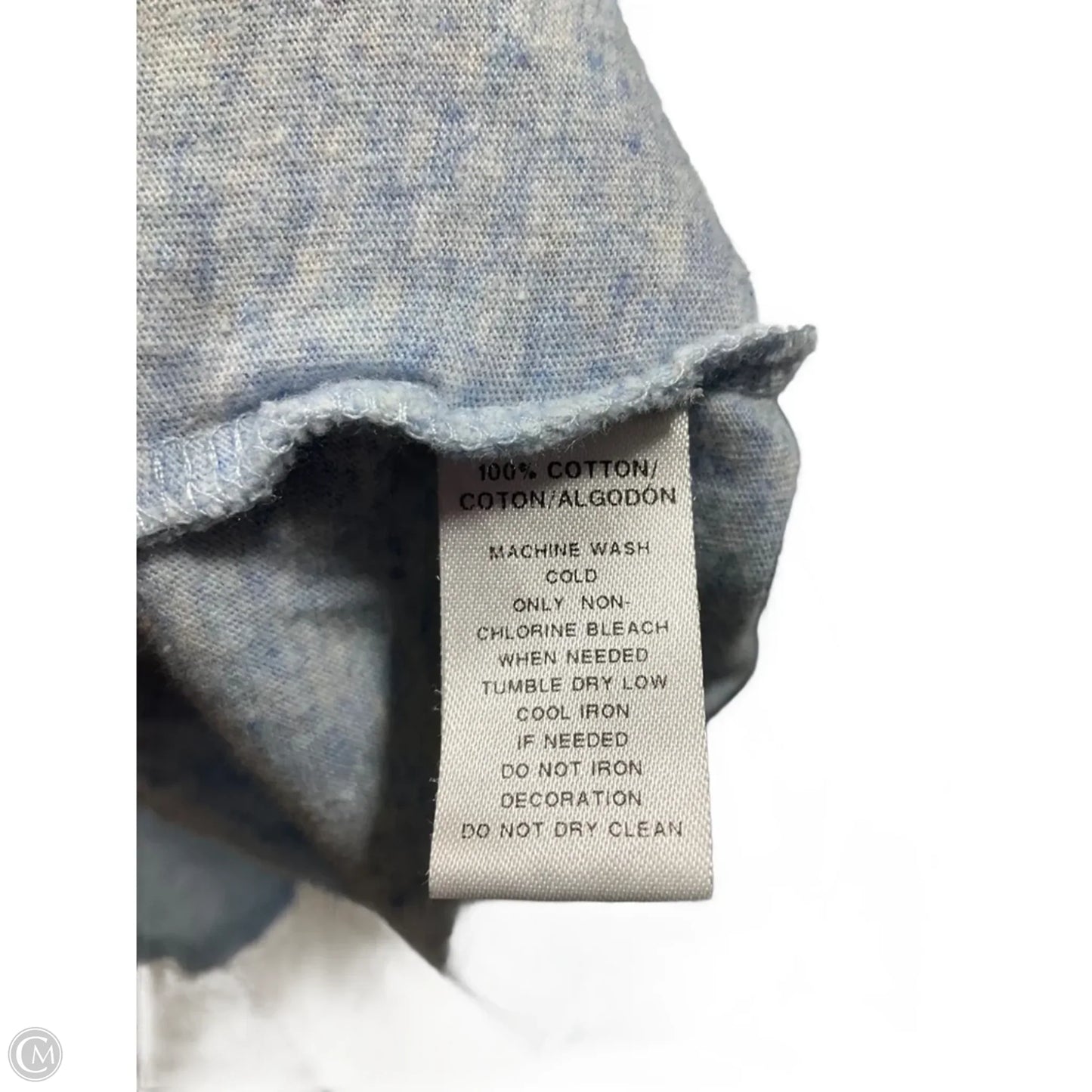 Top Short Sleeve By Loft In Blue, Size: Xxl