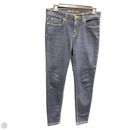 Jeans Skinny By Michael By Michael Kors In Blue Denim, Size: 6