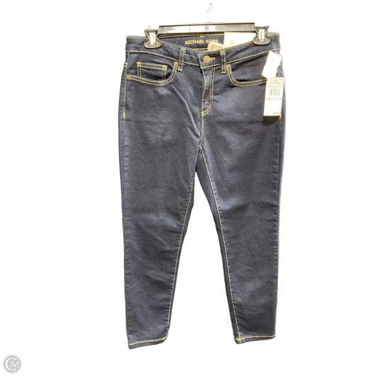 Jeans Skinny By Michael By Michael Kors In Blue Denim, Size: 6