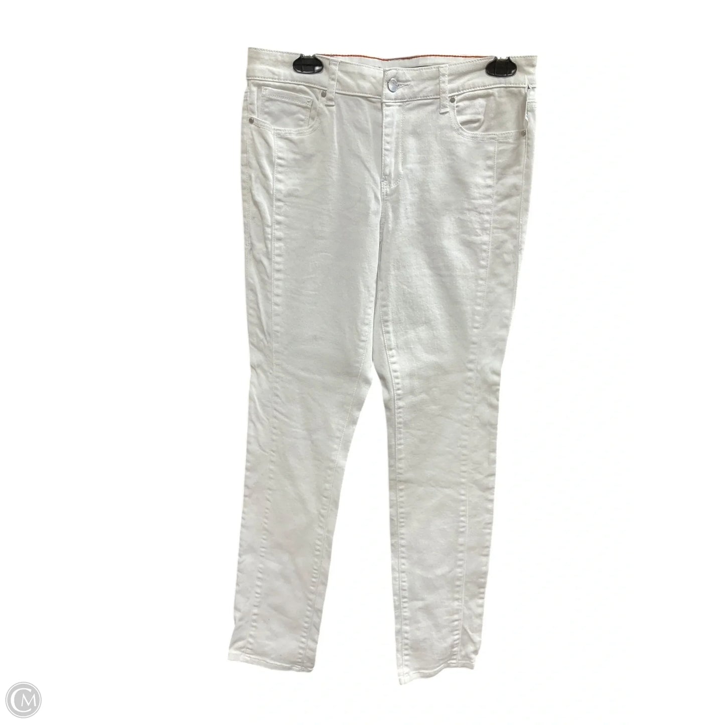 Jeans Skinny By Dkny In White Denim, Size: 8