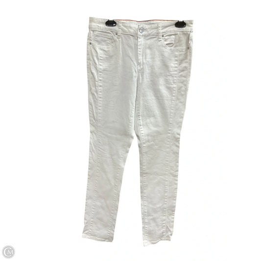 Jeans Skinny By Dkny In White Denim, Size: 8