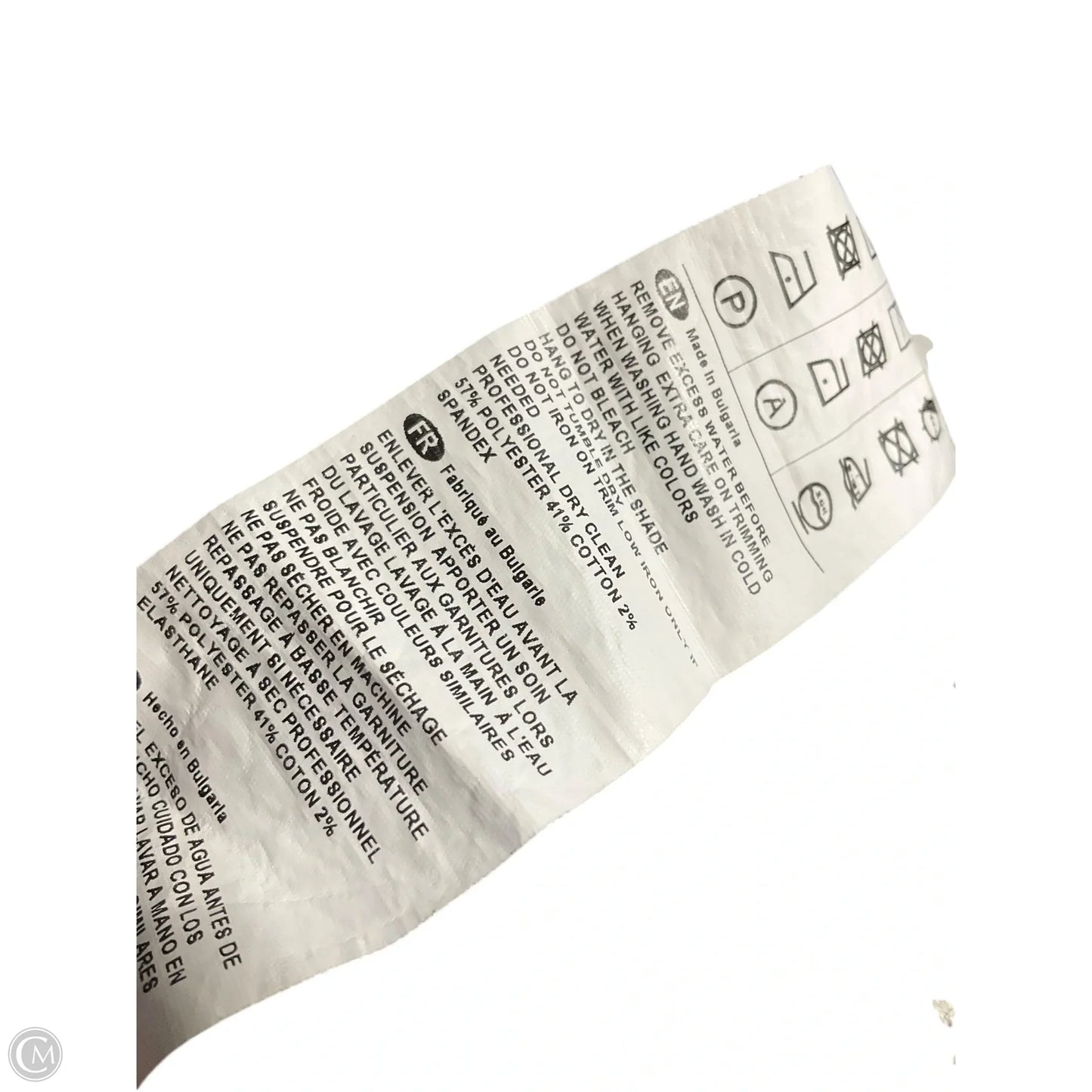 Jacket Moto By Joseph Ribkoff In Black & White, Size: 14