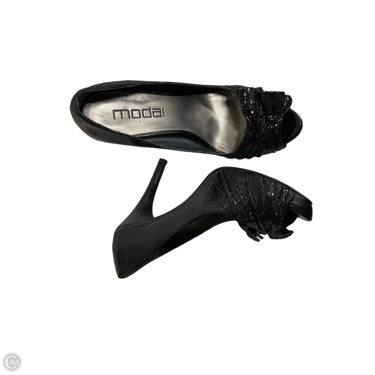 Shoes Heels Stiletto By Moda Intl In Black, Size: 8