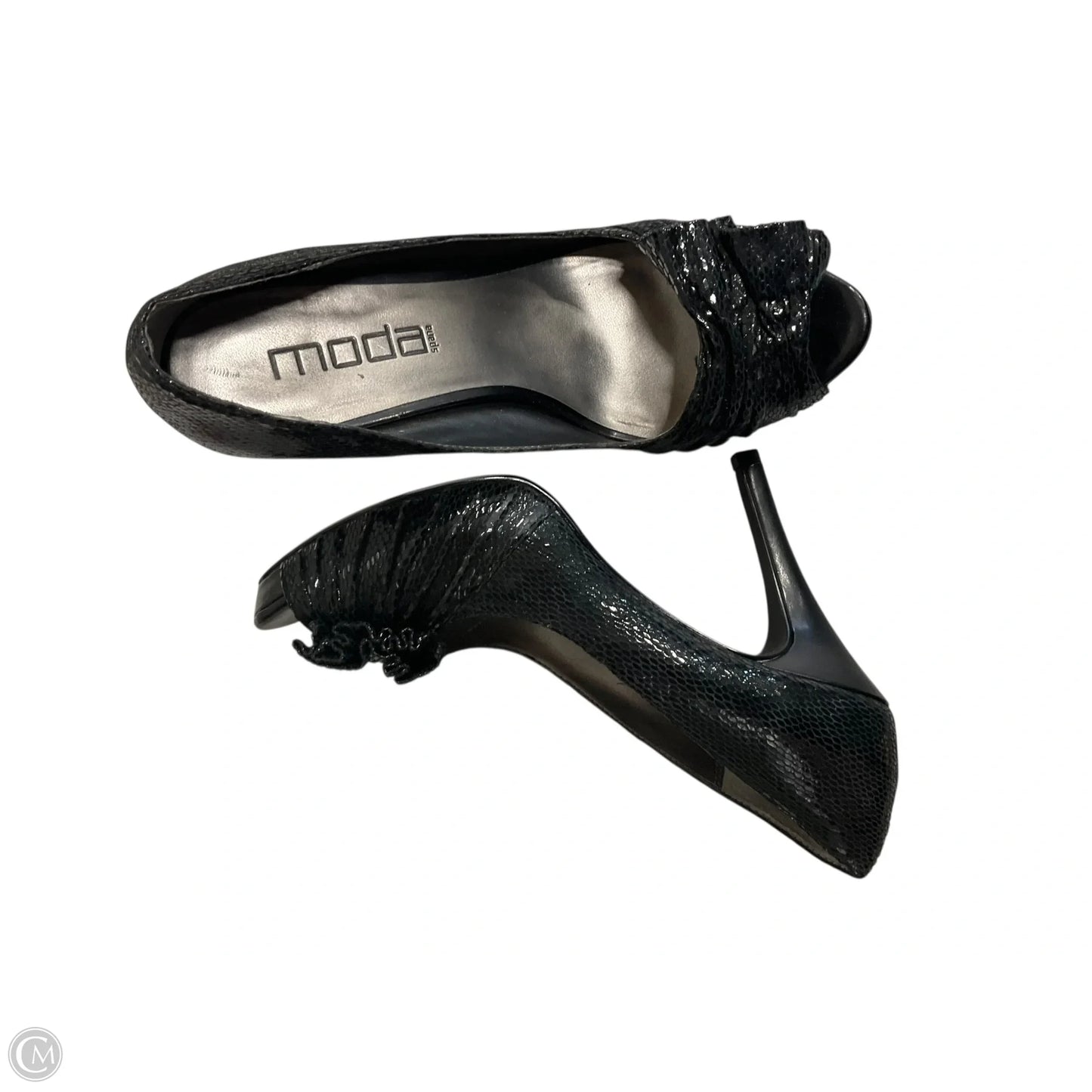 Shoes Heels Stiletto By Moda Intl In Black, Size: 8