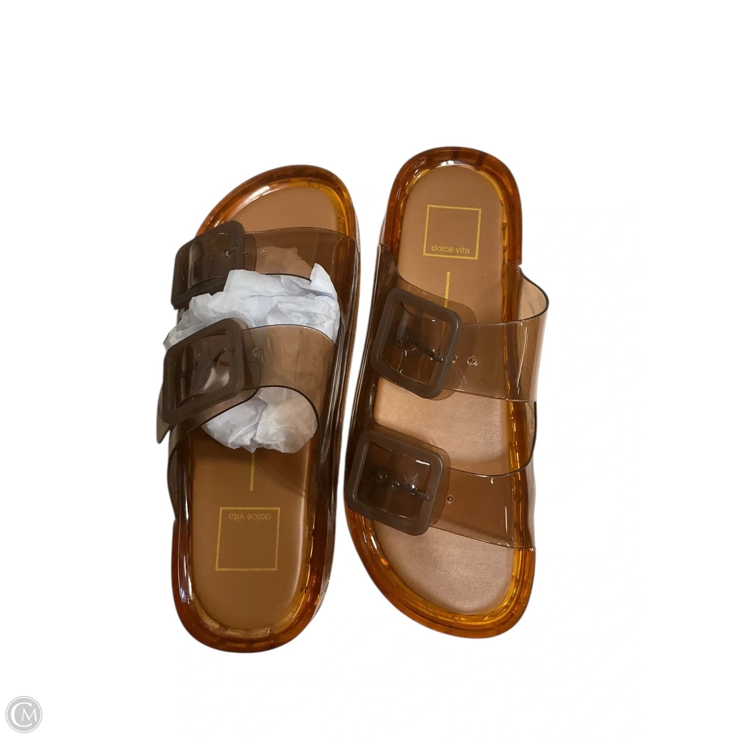 Sandals Flats By Dolce Vita In Brown, Size: 8