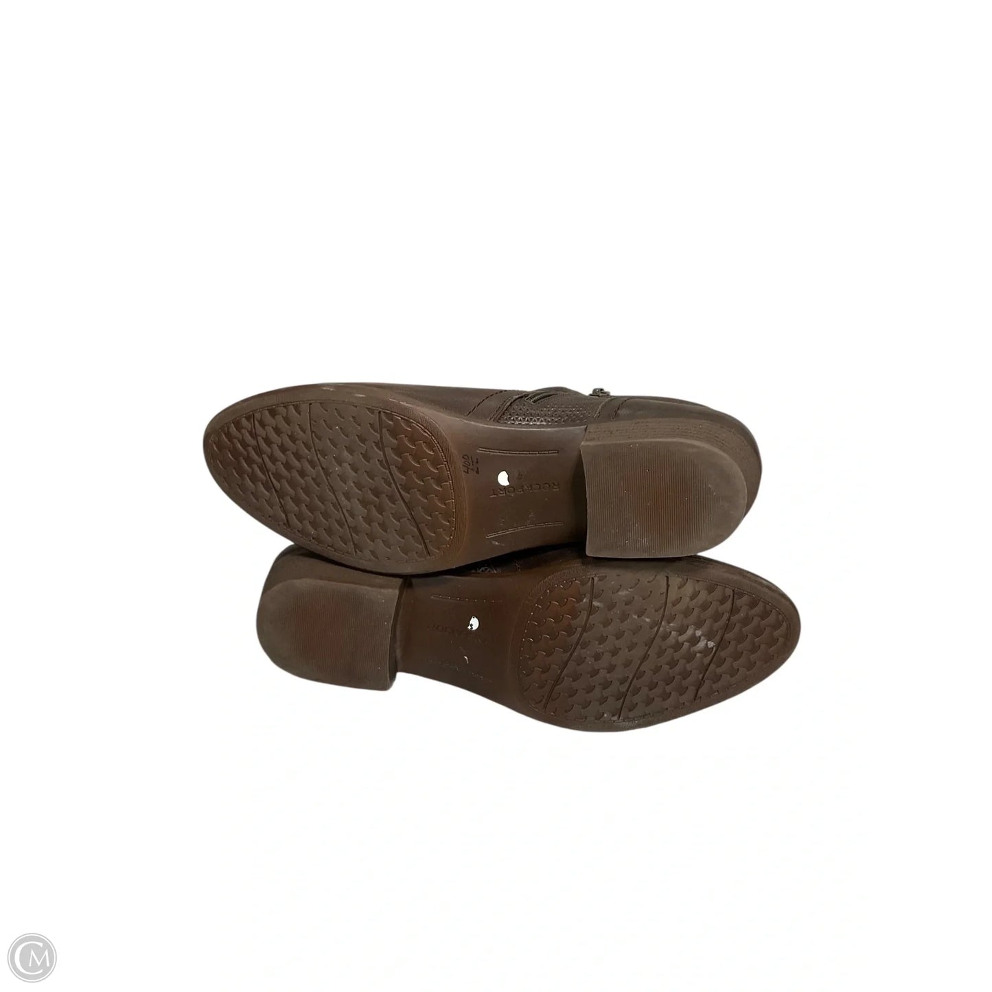 Boots Ankle Heels By Rockport In Brown, Size: 11