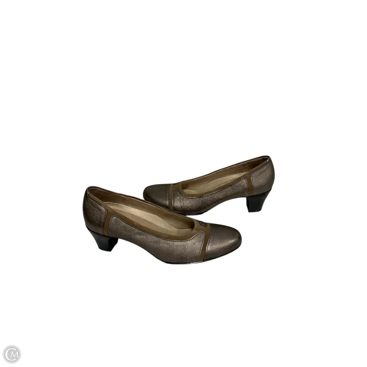 Shoes Heels Block By Munro In Gold, Size: 8