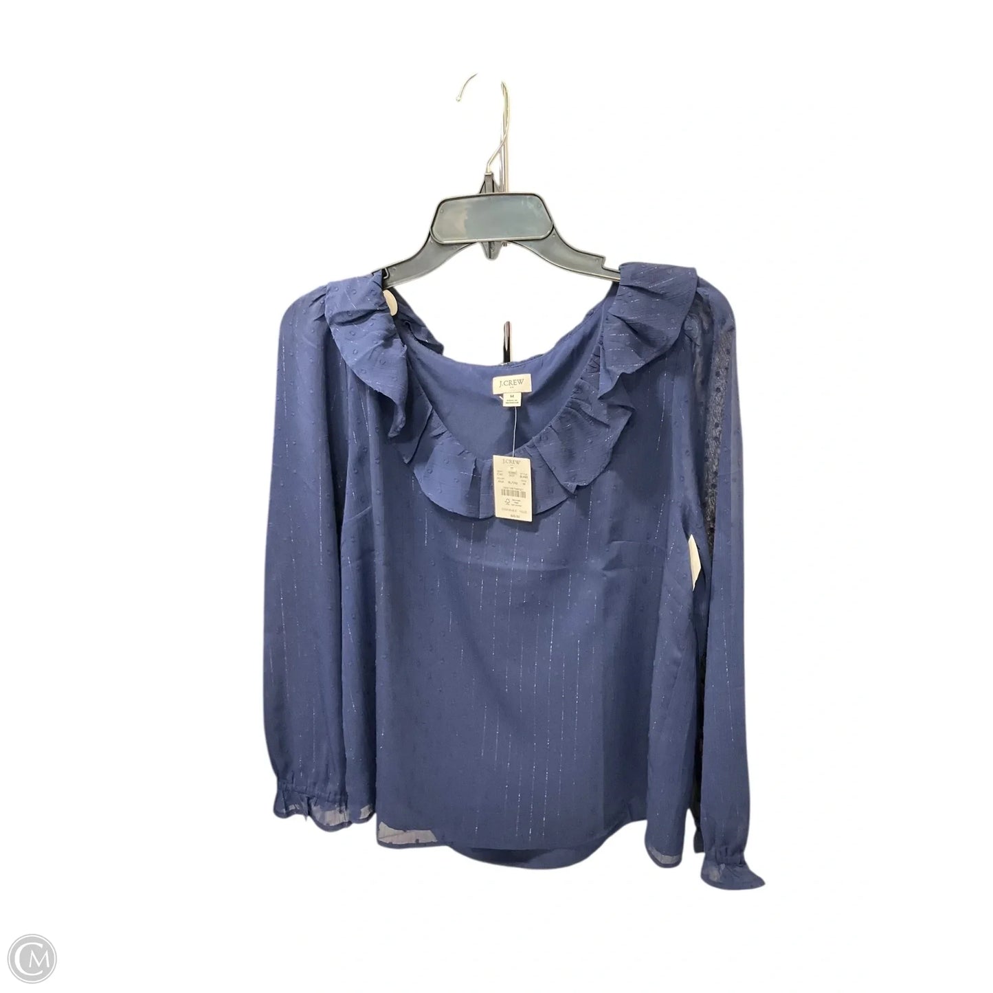 Top Long Sleeve By J. Crew In Navy, Size: M