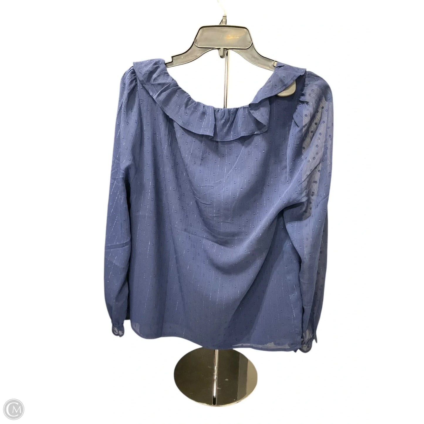 Top Long Sleeve By J. Crew In Navy, Size: M