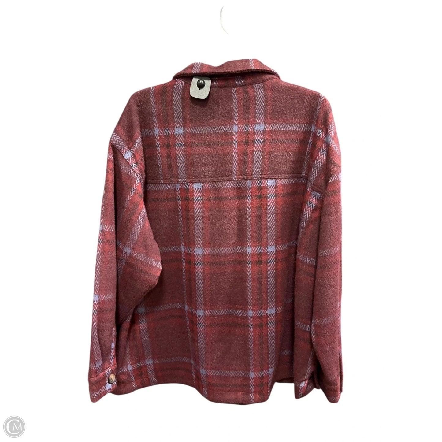 Jacket Shirt By Maurices In Plaid Pattern, Size: 3x