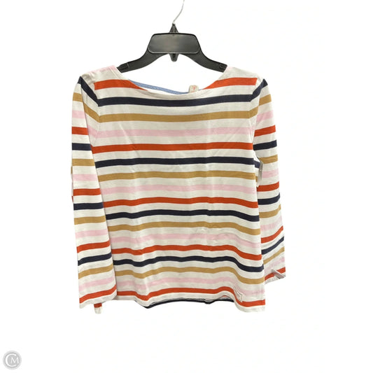 Top Long Sleeve By Talbots In Striped Pattern, Size: Lp