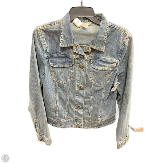 Jacket Denim By Cabi In Blue Denim, Size: M