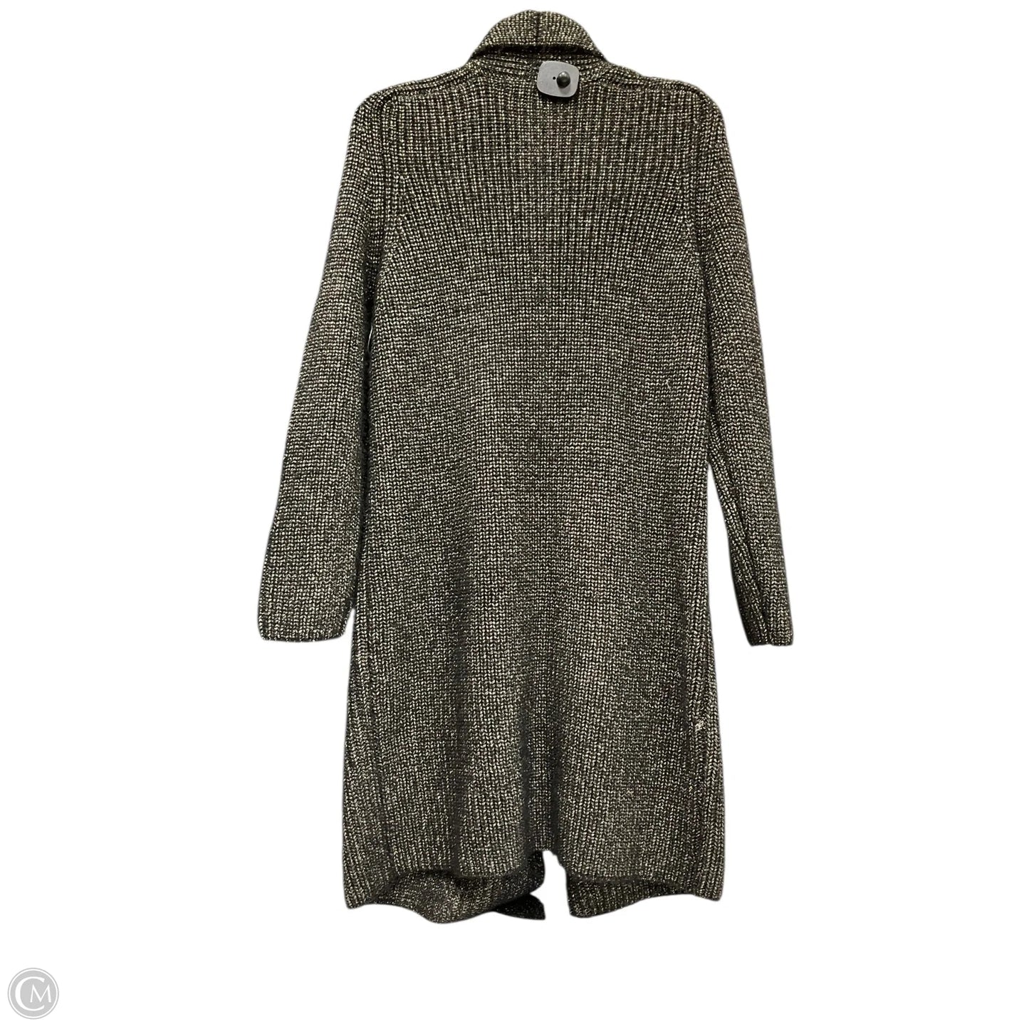 Cardigan By Ann Taylor In Black & Gold, Size: L