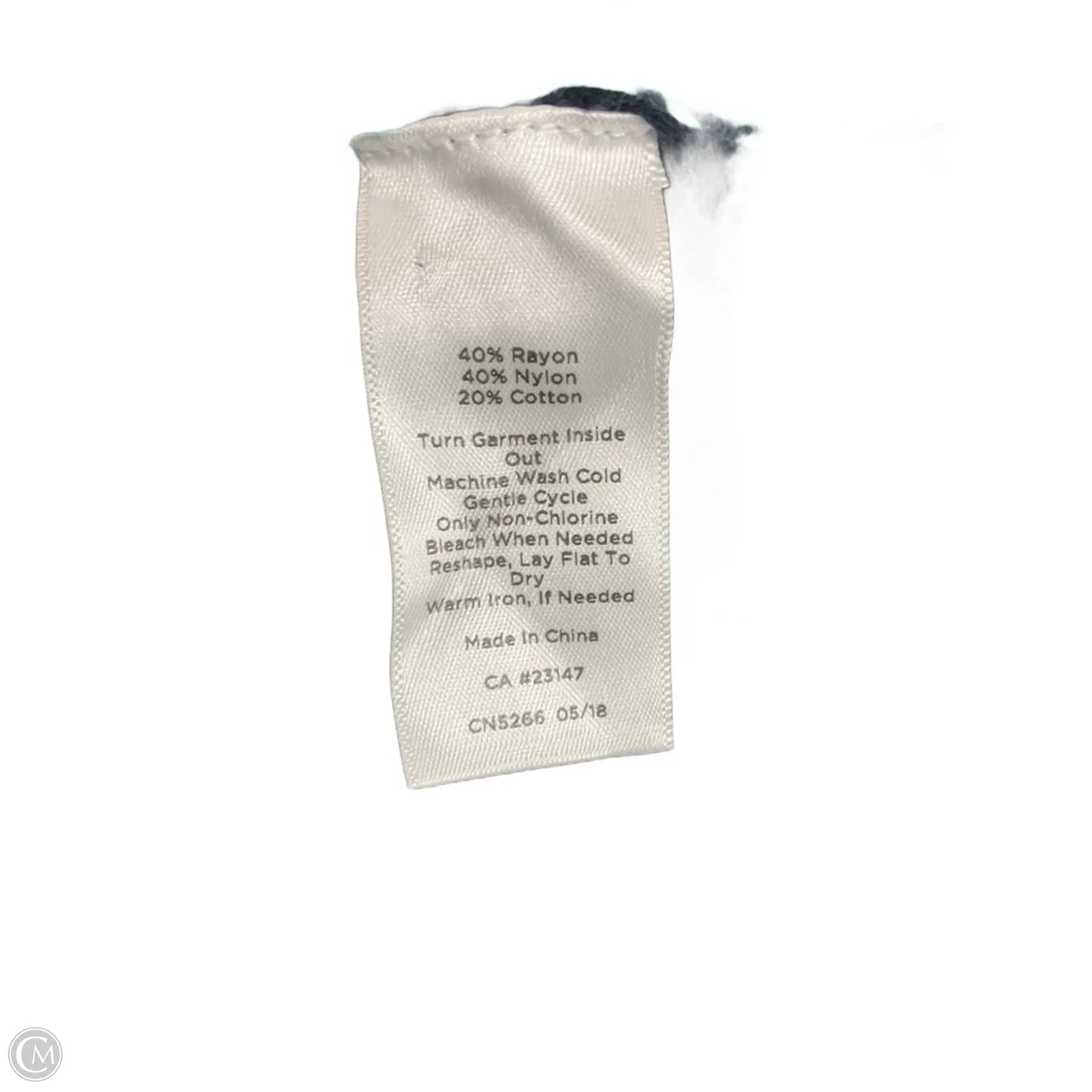 Top Long Sleeve By Talbots In Striped Pattern, Size: L