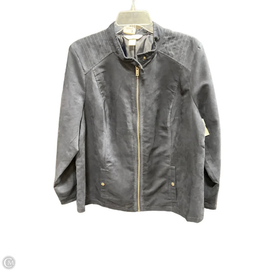 Jacket Other By Cj Banks In Blue, Size: 1x