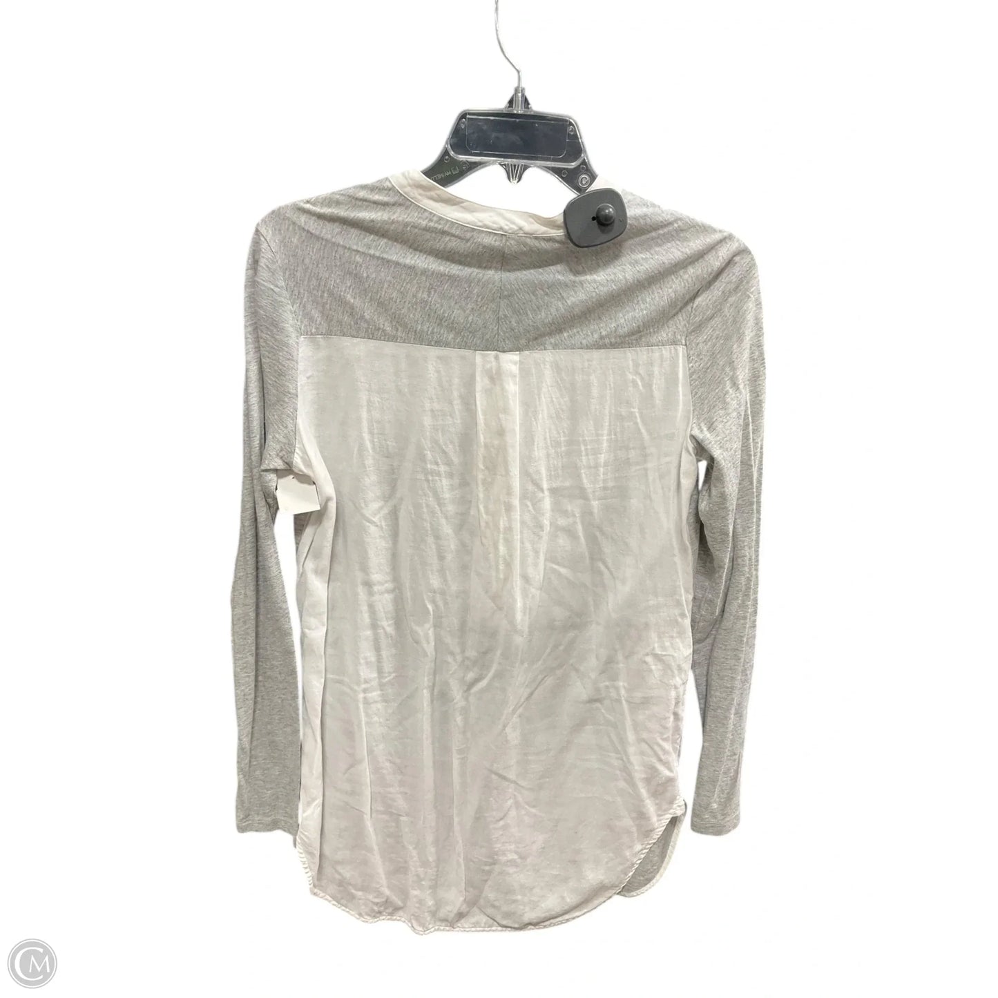 Top Long Sleeve By Vince In Grey, Size: Xs
